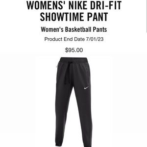 WOMENS' NIKE DRI-FIT SHOWTIME PANT
